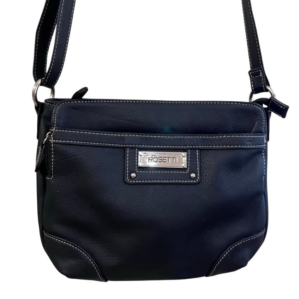 Rosetti Black Crossbody‎ Purse Gently PreOwned Condition Great bag! 10x8x2.5